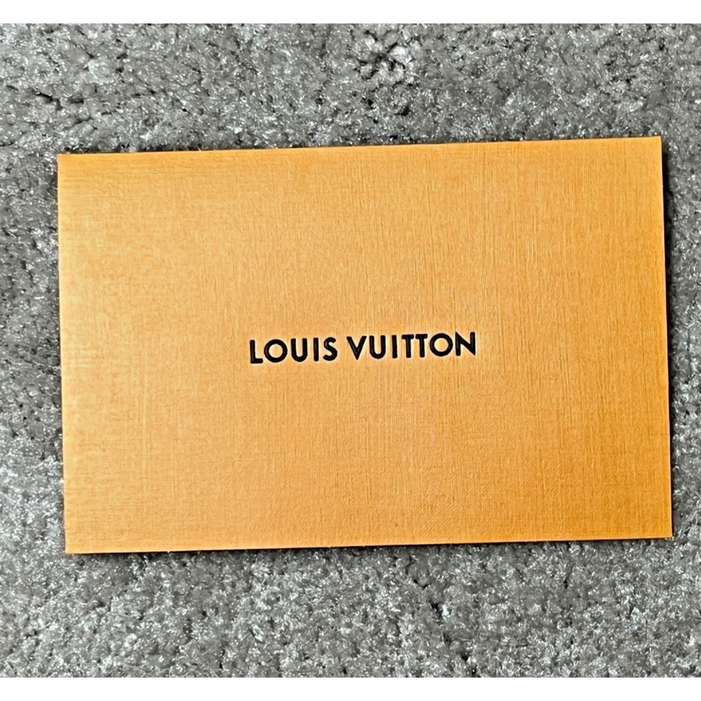 Authentic LOUIS‎ VUITTON LV Receipt Holder Envelope 5.25x3.75in+